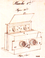 Illustration du brevet de l'appareil de A. Quinet
